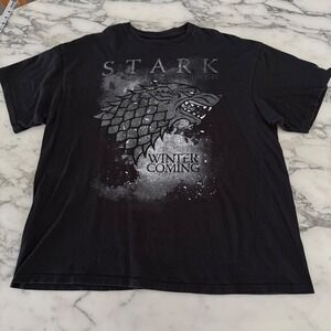 Game Of Thrones STARK WINTER IS COMING T-Shirt ‎ Size XXL